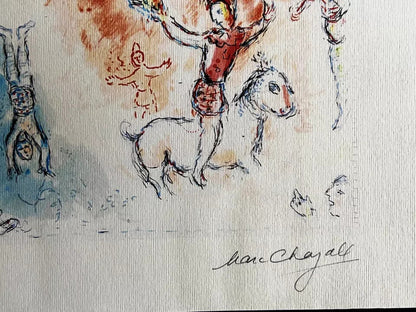 Marc Chagall Sorlier Lithograph Hand Numbered