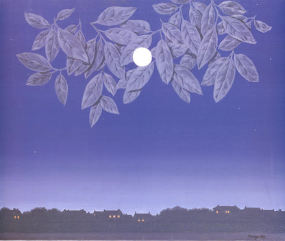 Rene Magritte La Page Blanche " Poster Surrealism