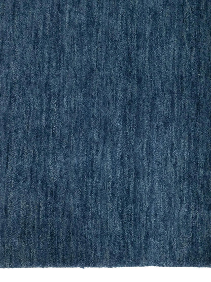 Modern Gabbeh Runner Rug 3X10 Ft Steel Blue