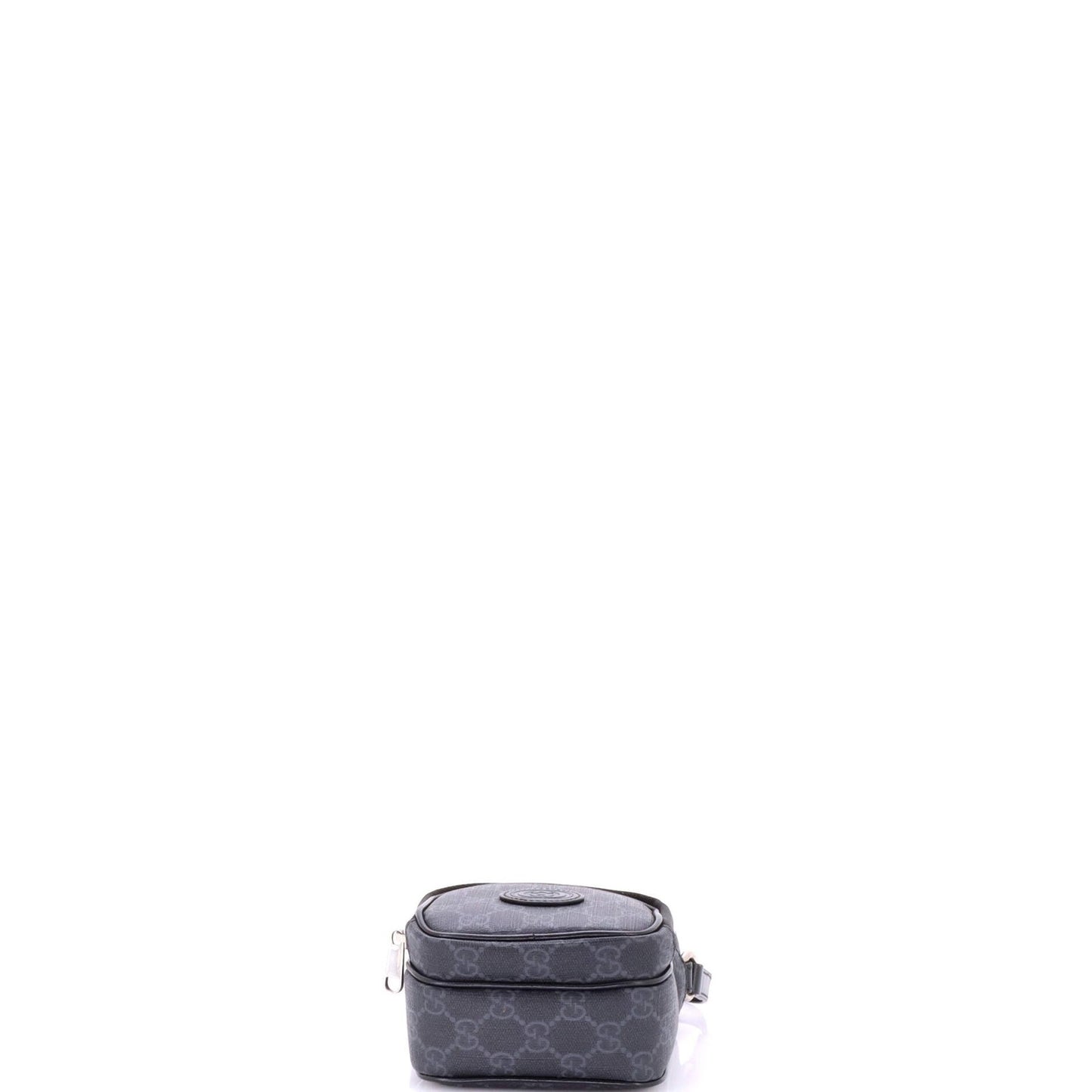 Gucci Interlocking G Patch Top Handle Crossbody Bag Gg Coated Canvas Mini