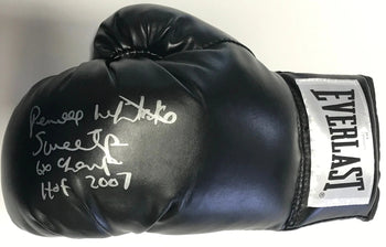 Pernell Whitaker Autographed Black Everlast Left Boxing Glove (Jsa)