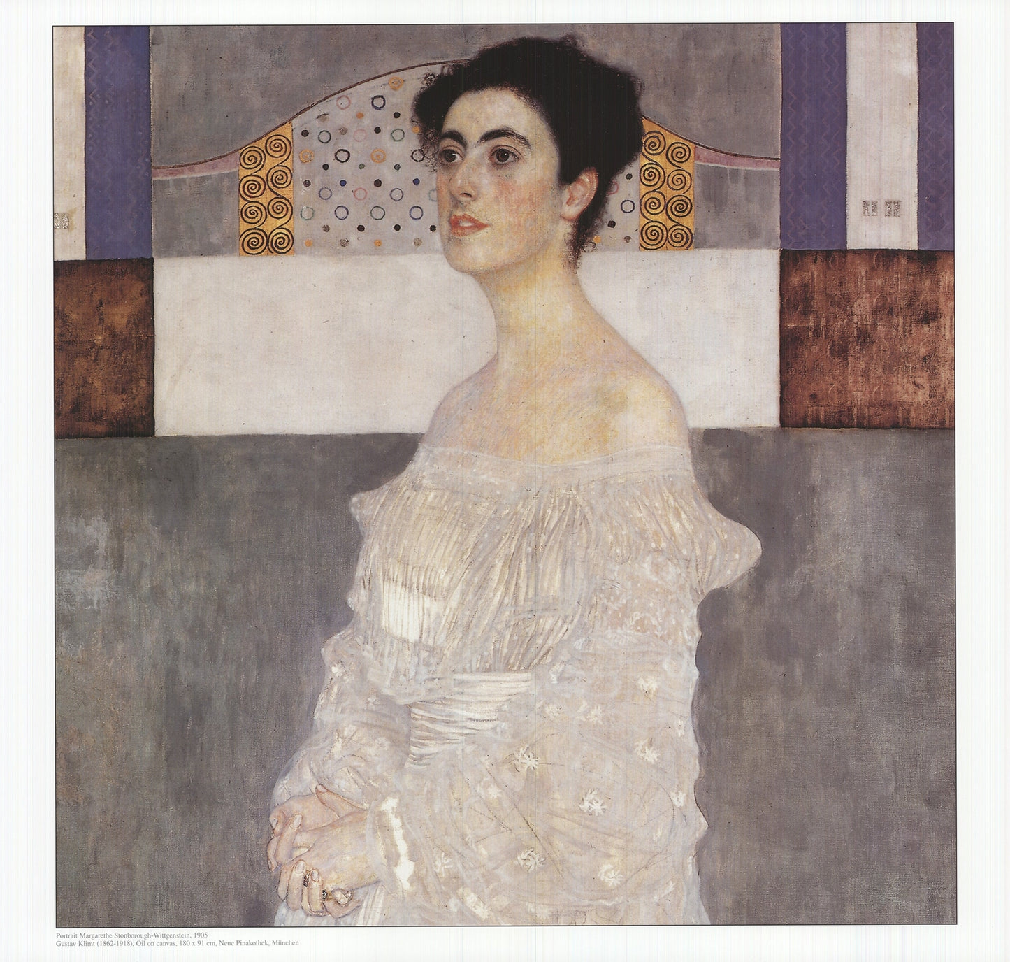 Gustav Klimt Portrait Margerethe Stonbourough-Wittgenstein " Offset L