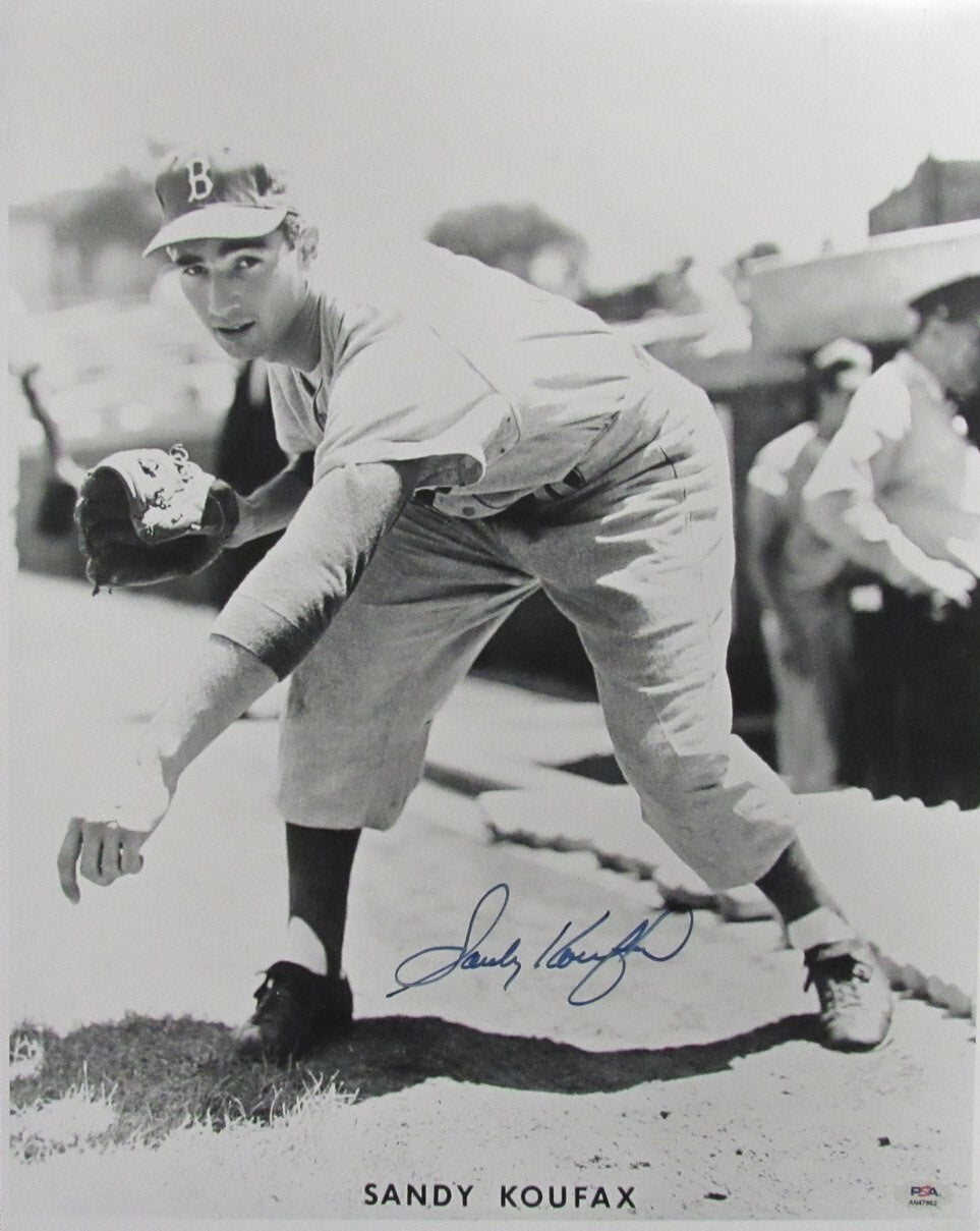 Sandy Koufax Hof Signed/Autographed 16X20 Photo
