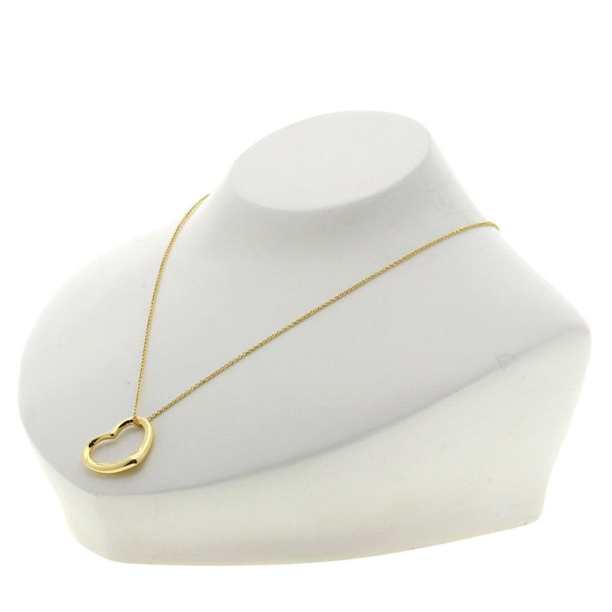 Tiffany&Co.   Necklace Open Heart K18 Yellow Gold