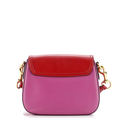 Gucci Lady Web Shoulder Bag Leather Medium