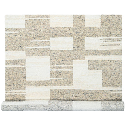 10'2"X13'9"Earth Tone Colors Natural Wool Hand Knotted Oriental Rug