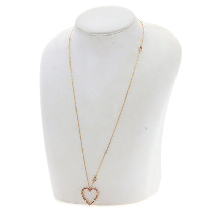 Gold Damiani San Lorezo Pink Sapphire Diamond Necklace K18 Pink