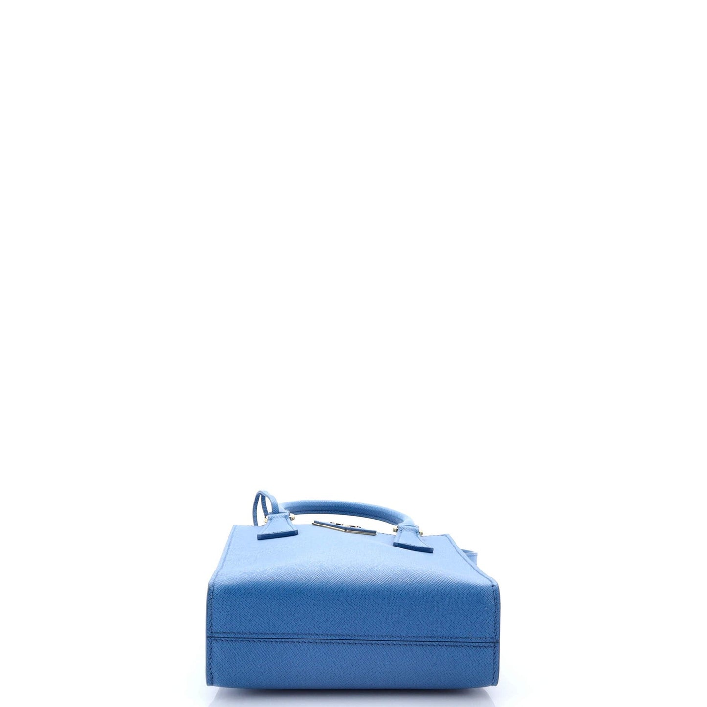 Prada Convertible Open Tote Saffiano Leather Mini