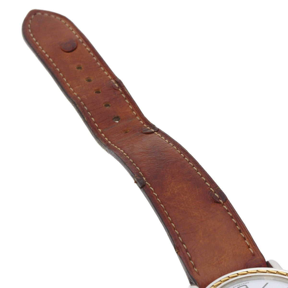 Leather HERMES Serie Watches Stainless Steel/