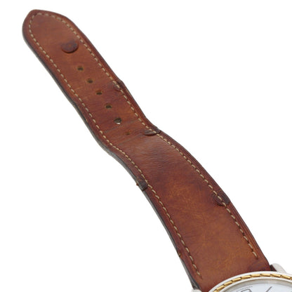 Leather HERMES Serie Watches Stainless Steel/