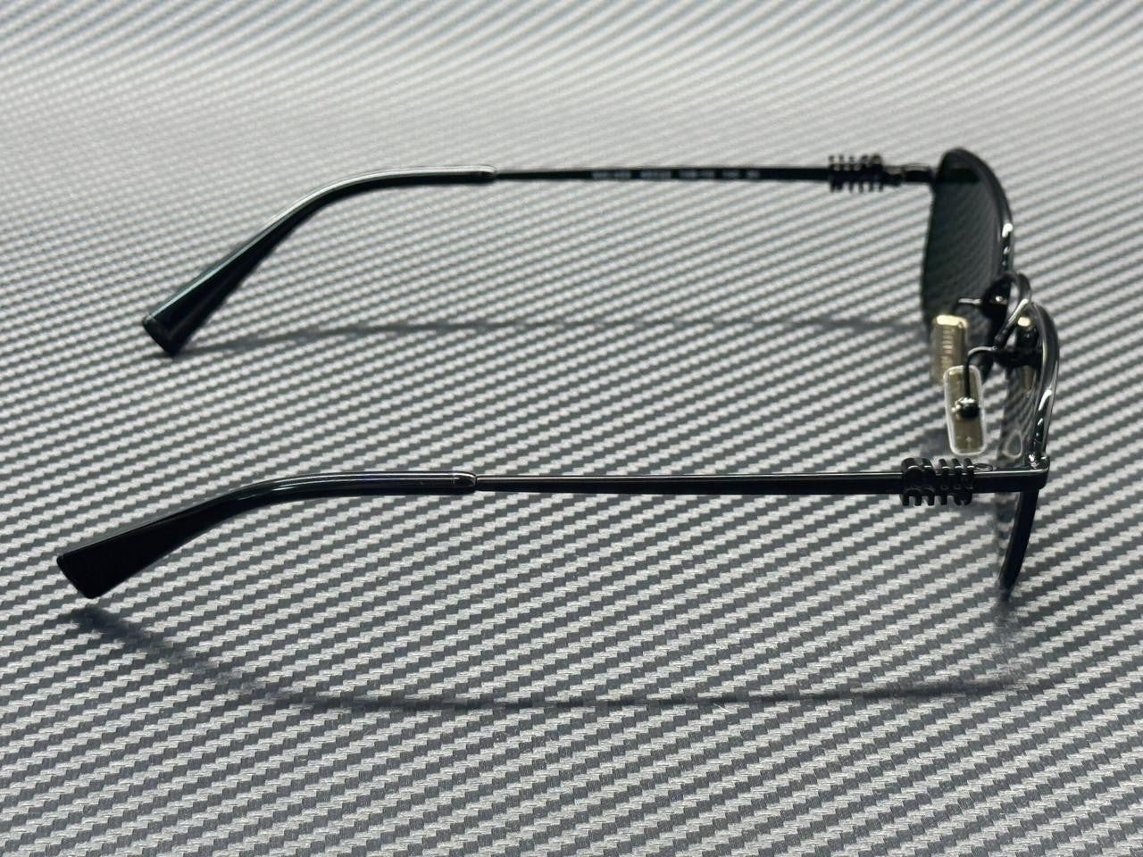 MIU MU A53S 1AB1I0 Black Dark Green Women's 49 mm Sunglasses