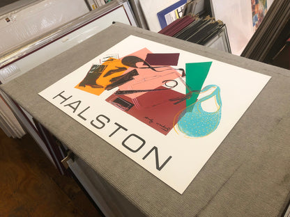 Andy Warhol Halston Advertising Campaign Poster " Serigraph Po