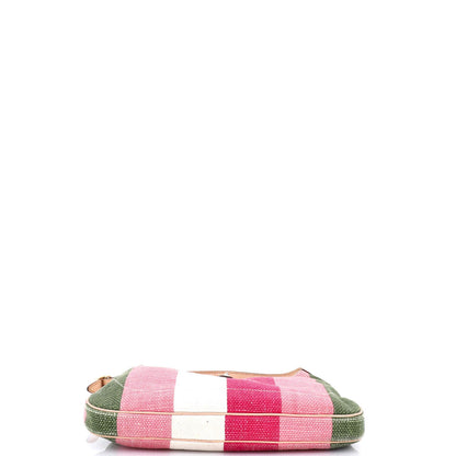 Gucci Jackie 1961 Hobo Straw With Leather Small