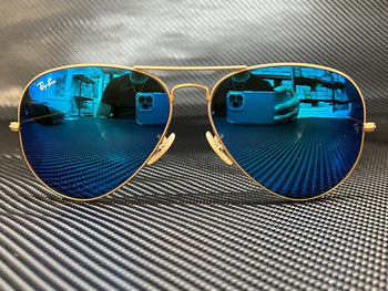 RAY BAN RB3025 112 17 Gold Aviator 55 mm Unisex