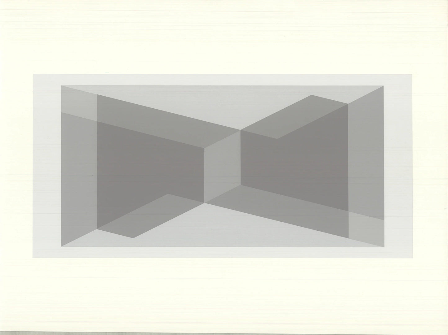 Josef Albers Formulation: Articulation Ix " Serigraph Abstract Blac
