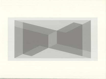 Josef Albers Formulation: Articulation Ix " Serigraph Abstract Blac