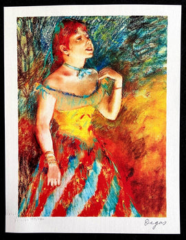 Edgar Degas, Signed Lithograph Coa, Numbered In Pencil Stamped #