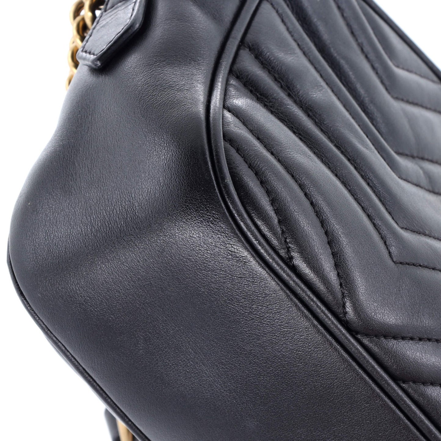 Gucci Gg Marmont Shoulder Bag Matelasse Leather Small