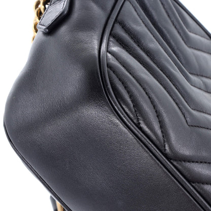 Gucci Gg Marmont Shoulder Bag Matelasse Leather Small