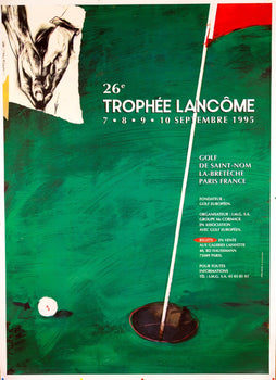 26Eme Trophee Lancome Saint-Nom-La-Bretche 1995 Golf Poster Vladimir Velickovic