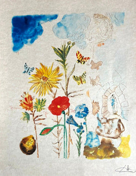 Salvador Dal Lithograph Coa Signed Op Numbered