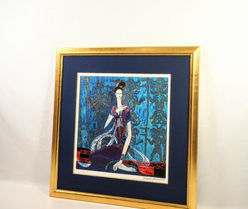 Ting Shao Kuang Original Silkscreen Serigraph Signed Framed Coa Chinese Maestro