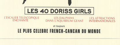 Rene Gruau Moulin Rouge Lisette Malidor " Lithograph Contemporary B