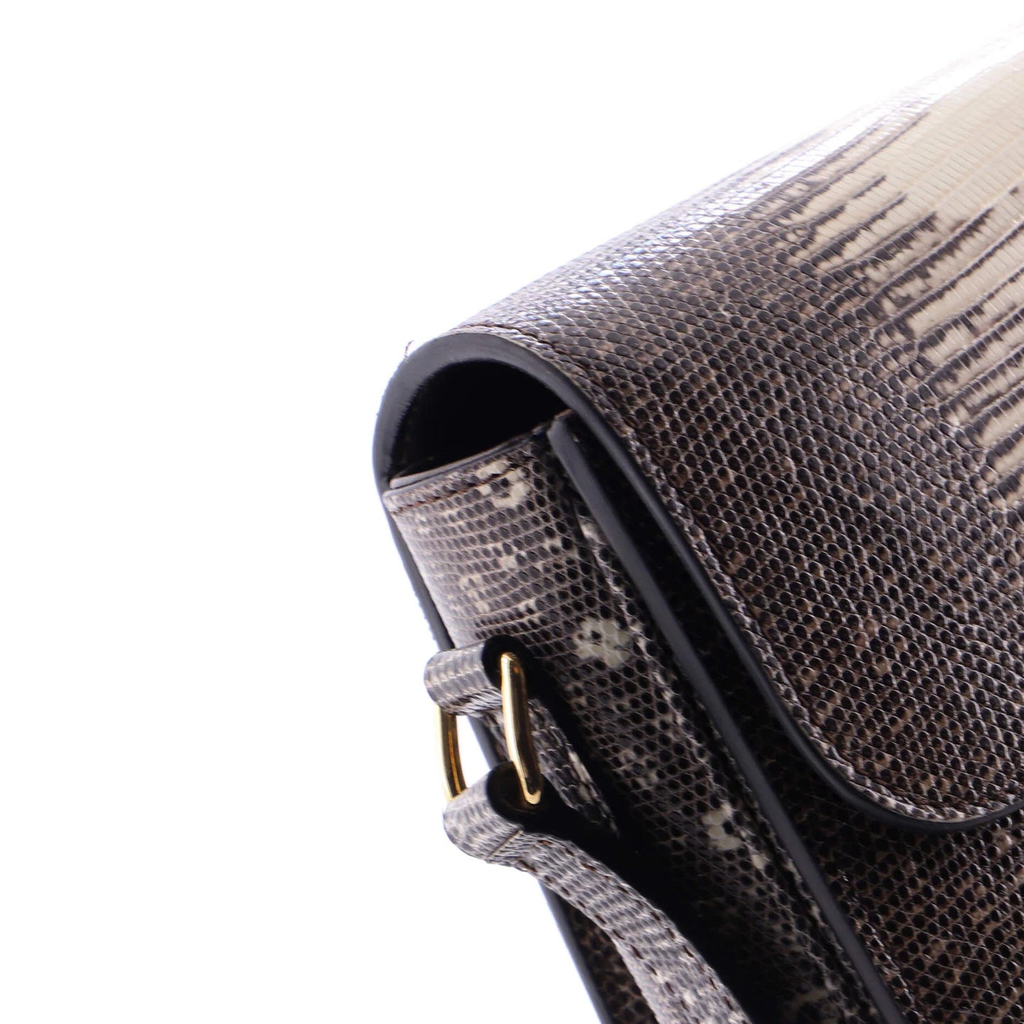 Celine Triomphe Shoulder Bag Lizard Teen