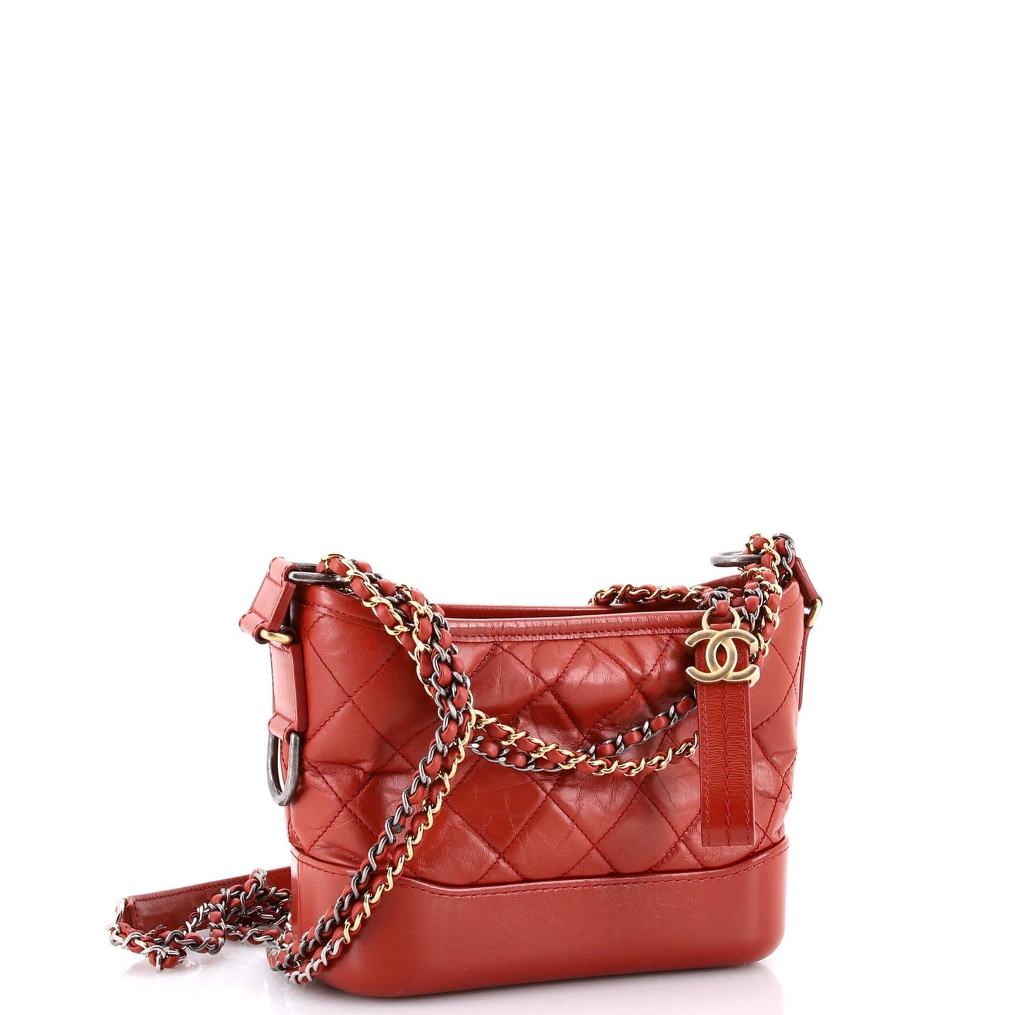 Chanel Gabrielle Hobo Quilted Aged Calfskin Small