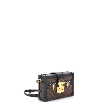 Louis Vuitton Petite Malle Handbag Monogram Canvas