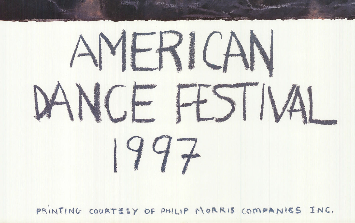 Jennifer Bartlett American Dance Festival " Offset Lithograph