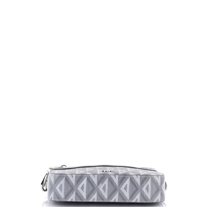 Christian Dior Safari Messenger Bag Cd Diamond Coated Canvas