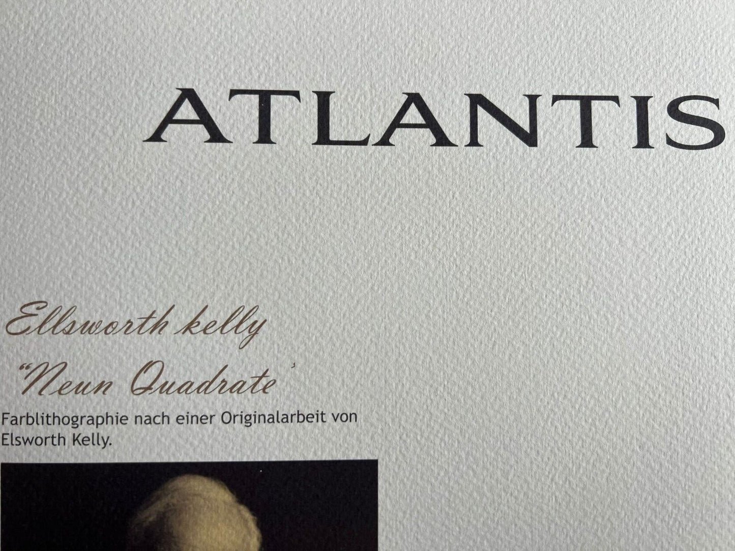 Ellsworth Kelly Lithograph Signed Coa 180 Ex Numbered Pencil Stamp