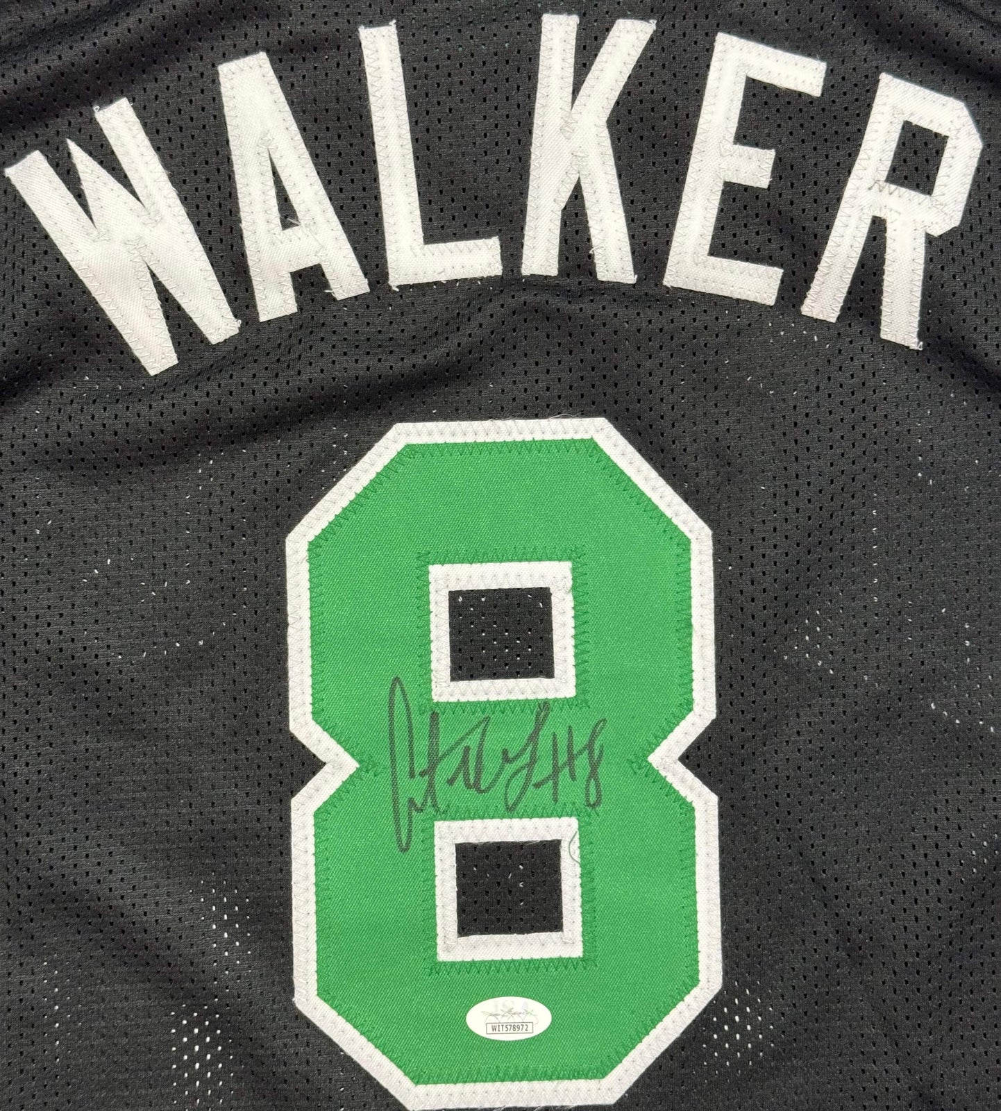 Antoine Walker Autographed Celtics Custom Jersey (Jsa)