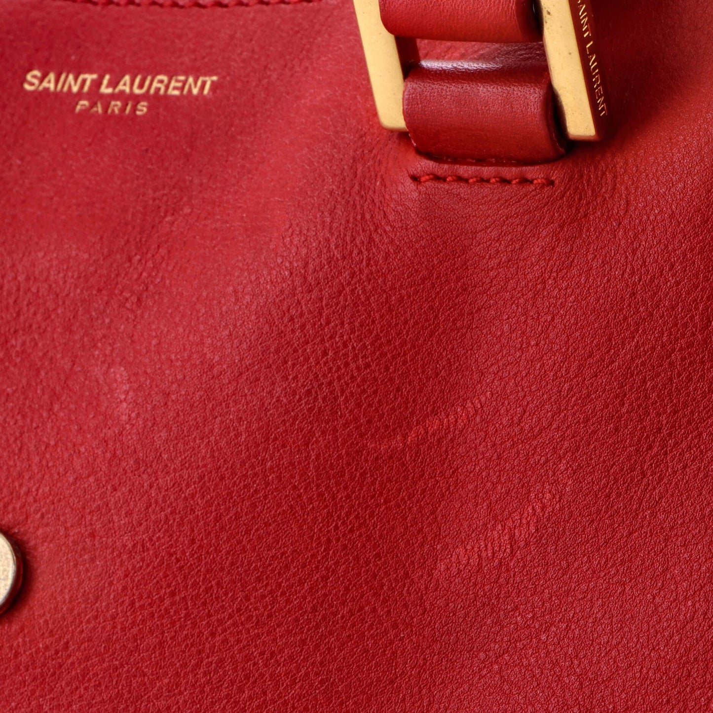 Saint Laurent Classic Y Cabas Leather Small