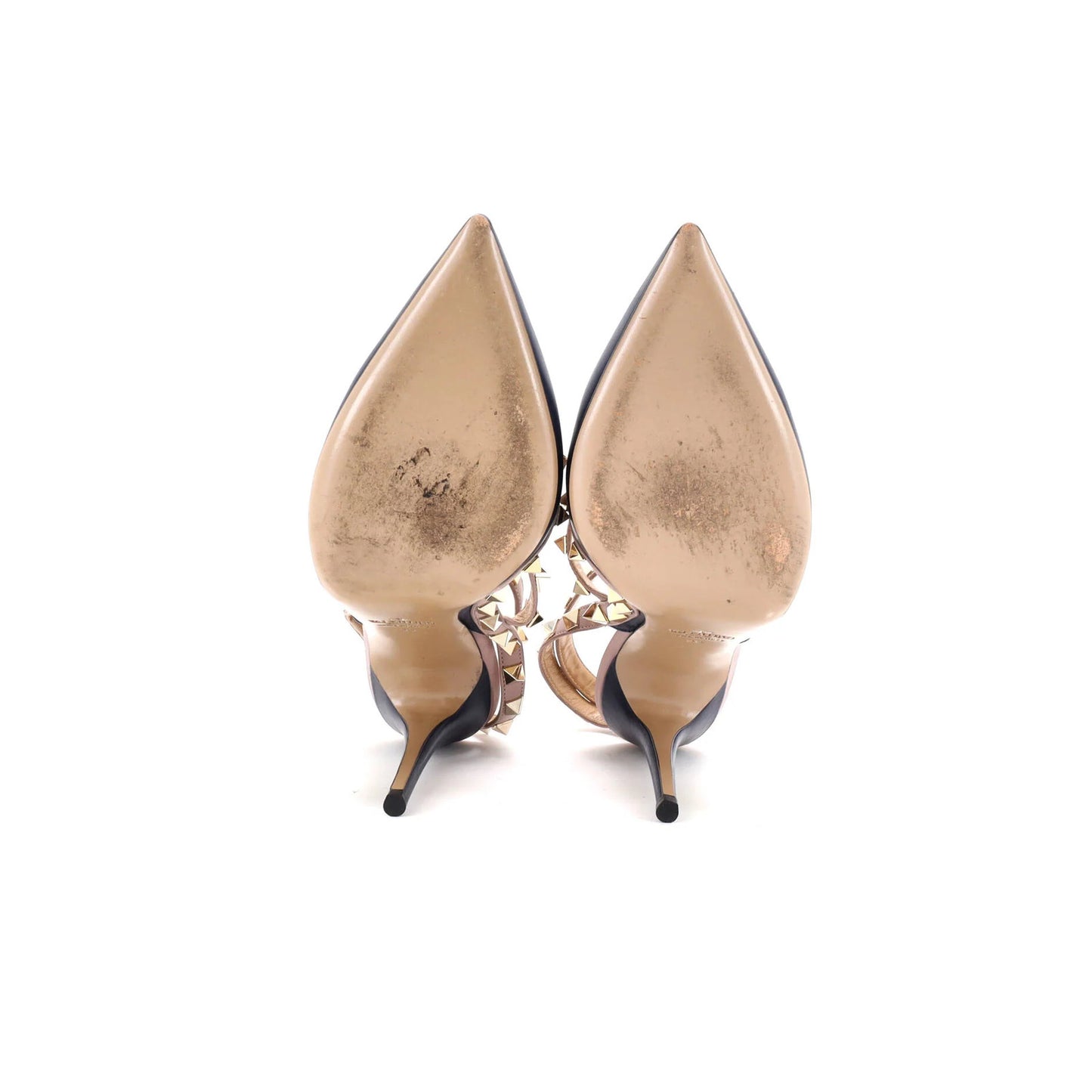 Valentino Garavani Women'S Rockstud Heeled Mules Leather