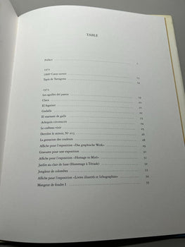 Joan Miro Lithograph V Hard Cover Book 1972-1975