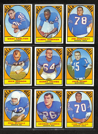 1967 Topps Football Card Complete Set (1-132)