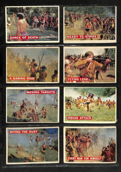 1956 Topps Davy Crockett Card Complete Orange Back Set (1-80) Tv Show 195880