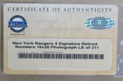 Rangers Framed Photo Retired Numbers Richter