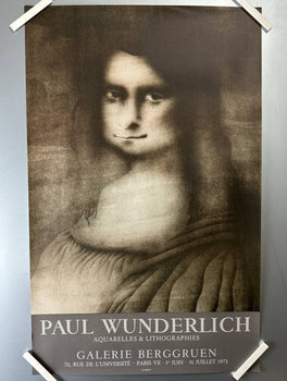Paul Wunderlich Tears Poster, Galerie Berggruen