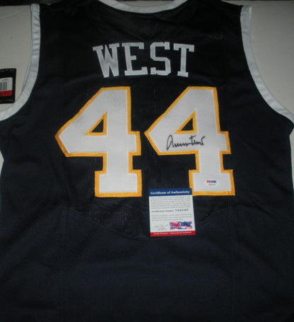 Jerry West West Virginia Mneers Psa/Dna/Coa