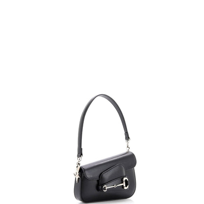 Gucci Horsebit 1955 Asymmetric Shoulder Bag Leather Mini