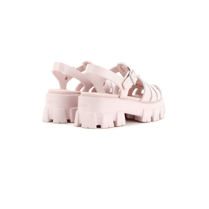 Prada Women'S Monolith Cage Platform Sandals Rubber