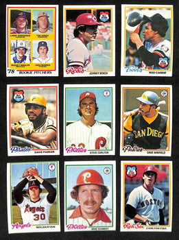 1978 Topps Baseball Complete Set (726) Murray Rc,