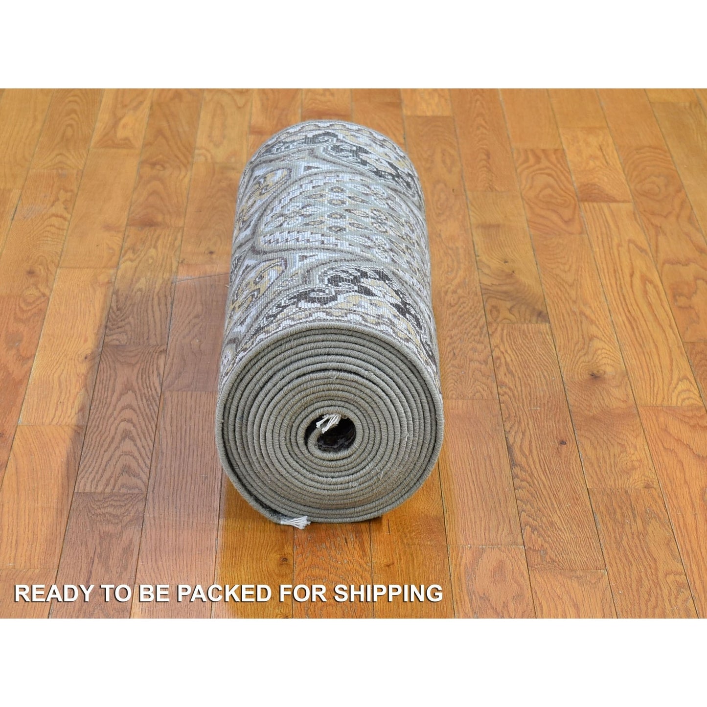 2'6"X22'2" Wool And Silk Mughal Inspired Medallions Design Xl Runner Rug