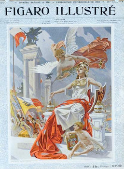 Original Vintage Poster Athena By Leftwich For Figaro Illustre 1898\