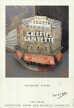 Katsuhiko Hibino Galerie Lafayette Signed 