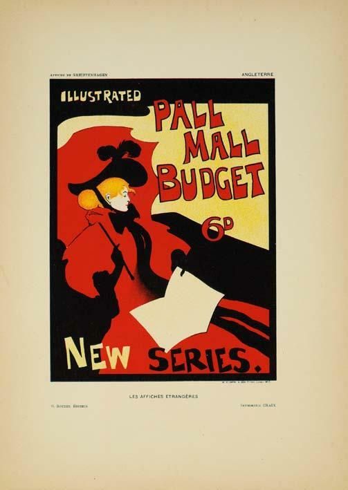 Vintage Poster Palla Mall By Geiffenhagen For Affiches Etrangeres 1897