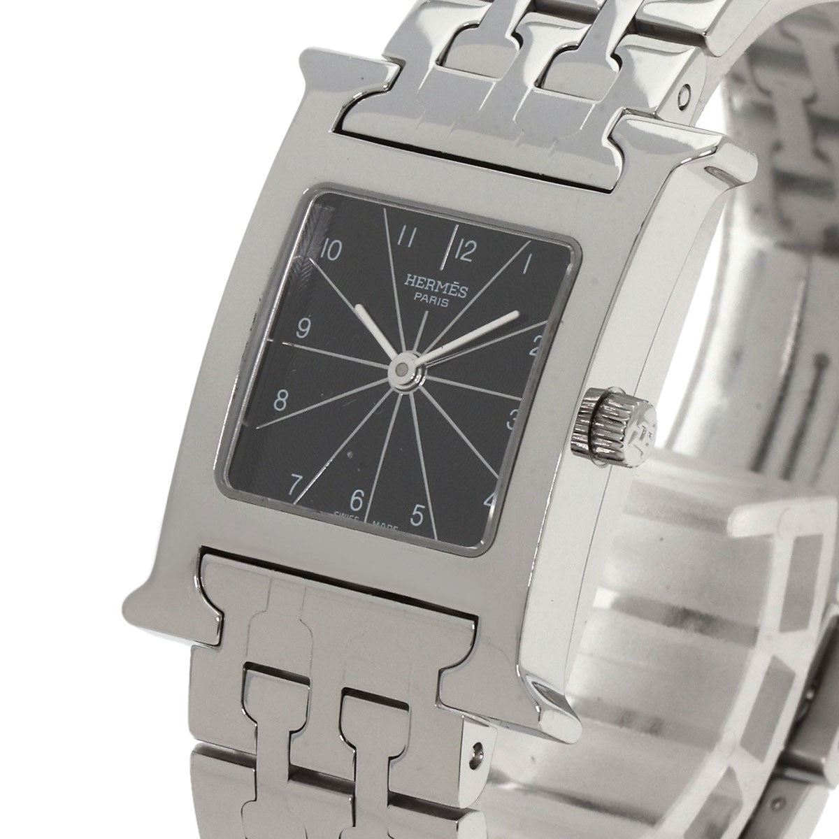 Hermes H Watch Watches Hh1.210 Stainless Steel/Stainless Steel